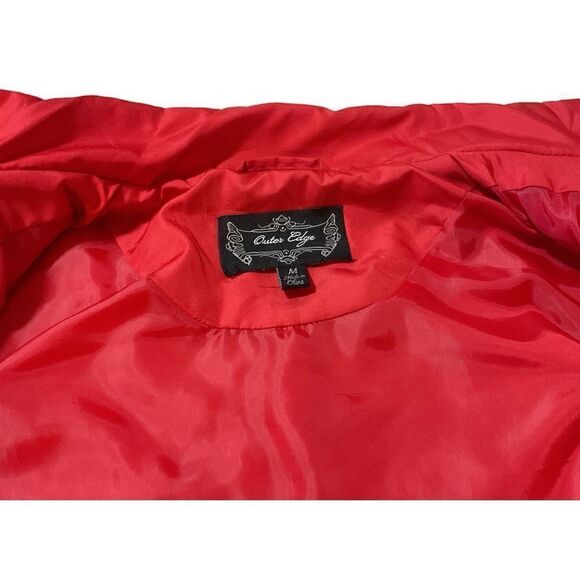 Outer Edge Red Quilted Vest M - Picture 4 of 5